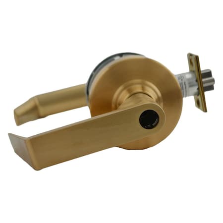 Schlage Commercial Schlage Commercial ND80LRHO612 ND Series Storeroom Less Cylinder Rhodes 13-247 Latch 10-025 Satin ND80LRHO612